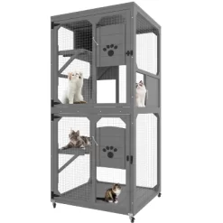 Gulches 48in H X 48in W X 36in D SkyCatio Cat Enclosure Gray 1 Pack Multi Cat Livestock Supplies Product Type 19 Gulches 48in H X 48in W X 36in D SkyCatio Cat Enclosure Gray 1 Pack Multi Cat Livestock Supplies Product Type -BlueBuffalo Sales Store GUEST aa237b20 7d56 44f9 bf91 6dd64681e28a