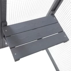 DOMETOUR Wooden Cat Catio Outdoor Cat Enclosure Cat House With Platforms, Sunshine Board, Hammock, Door, Kitten Cage -BlueBuffalo Sales Store GUEST ab14ff0a ac62 4738 8d0b 178c53673921