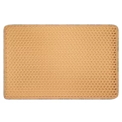 SEVOBAL Litter Box Mat With Double Layers Urine-Proof Non-Slip Litter Trapping Mat Easy Clean Kitty Litter Scatter Control, Yellow, 54"*36"*1.5" -BlueBuffalo Sales Store GUEST acc7df34 8e3d 4e67 a471 e235989f30f6