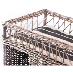 Two-level Willow Pet House With Soft Fabric Cushion For Cat Or Dog, Grey -BlueBuffalo Sales Store GUEST acdd0338 5abe 4bea a6ab 4e3f568ac637