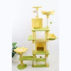 Racxily 71 Inch Flower Cat Tree With Large Condo Removable Flower Cushion And Hammock -BlueBuffalo Sales Store GUEST ae0875d3 2b22 422e 8af8 074c9b679d99