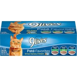 9Lives Paté Favorites Chicken & Tuna Wet Cat Food - 5.5oz/12ct Variety Pack -BlueBuffalo Sales Store GUEST b01be302 40c3 4c20 bfea 341533d7f30a