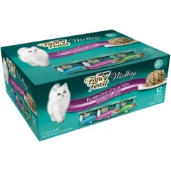 Purina Fancy Feast Medleys Gourmet WithTuna,Chicken And Turkey In A Delicate Sauce Florentine Collection Wet Cat Food - 3oz/12ct Variety Pack -BlueBuffalo Sales Store GUEST b041b6e0 e446 42cd 8a67 2070bd3136ee