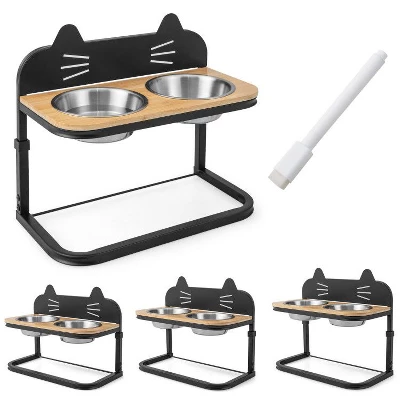 Chery Life 2 Pet Bowls With Stainless SteelElevated Stand, For Cats And Small And Medium Dogs 10 Chery Life 2 Pet Bowls With Stainless SteelElevated Stand, For Cats And Small And Medium Dogs - Image 10