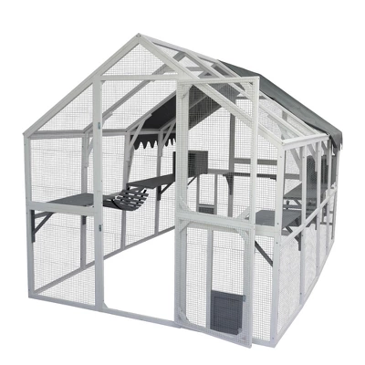 Large Catio Outdoor Indoor Cat Enclosure 12 Large Catio Outdoor Indoor Cat Enclosure - Image 12