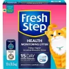 Fresh Step Health Monitoring Clumping Odor Control Cat Litter - 19lbs