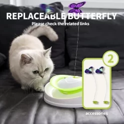 All For Paws Allforpaws Interactive Cat Toy Roll Around Flutter Bug Cat Toys, Indoor Automatic Cat Toy For Enrichment -BlueBuffalo Sales Store GUEST b2960f2f 8b9d 42f9 bb17 52ed77d1e306