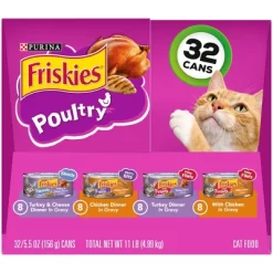 Purina Friskies Shreds, Meaty Bits & Prime Filets With Chicken, Turkey And Cheese Flavor Wet Cat Food - 5.5oz/32ct Variety Pack -BlueBuffalo Sales Store GUEST b29f0a68 2321 40fe a5cd 7cdc564bc348