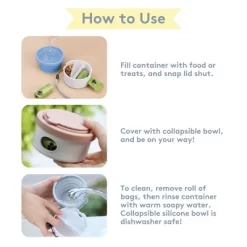 Sweet Paws Travel Hero 3-in-1 Portable Pet Food Container -BlueBuffalo Sales Store GUEST b2fe96d2 1c42 46c3 aee5 2e6c18edd010