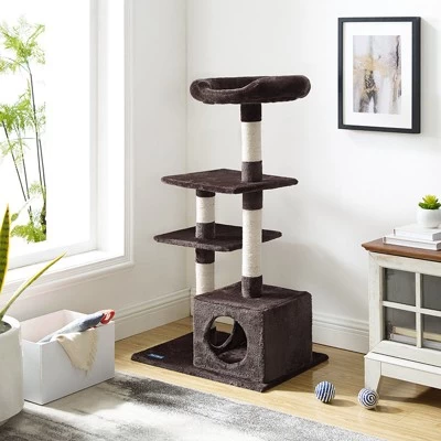Sam's Pets Randolph 43" Brown Cat Tree 1 Sam's Pets Randolph 43" Brown Cat Tree