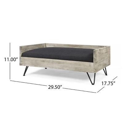Modern Design Pet Bed, Dog Bed With Water-Resistant Cushion, Pet Bedding With 29.5''Wx17.75''D-Cuddlewood 3 Modern Design Pet Bed, Dog Bed With Water-Resistant Cushion, Pet Bedding With 29.5''Wx17.75''D-Cuddlewood - Image 3