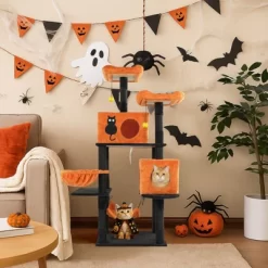 Karl Home 41 Inch Halloween Gothic 2-Tier Cat Tree -BlueBuffalo Sales Store GUEST b46a3265 2db6 4cdf 8d3e cecb4a94f8bc