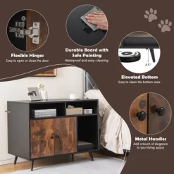 Tangkula Cat Litter Box Enclosure W/ Scratching Pad End Table Nightstand Hidden Washroom -BlueBuffalo Sales Store GUEST b4b59070 bfcb 4996 9554 3d66c76c706d