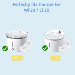 Nispira WF20/CF20 Cat Water Fountain Filters Replacement For HomeRunPet Water Fountain Dispenser 68oz/2L Wireless Pumps Black Sponge, 12 Packs -BlueBuffalo Sales Store GUEST b5619e46 8bc5 44cd 9fa1 8419bcfbe827