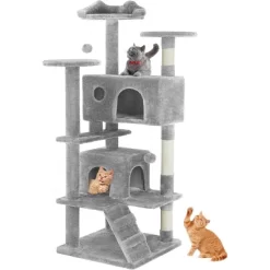 Cat Tree Tower, Multi-Level Cat Condo With Sisal Scratching Posts, Ladder, Plush Toys And Perches, Indoor Cat Furniture For Rest & Play 11 Cat Tree Tower, Multi-Level Cat Condo With Sisal Scratching Posts, Ladder, Plush Toys And Perches, Indoor Cat Furniture For Rest & Play -BlueBuffalo Sales Store GUEST b5a0396a f70c 4619 b20f 93792e958b12