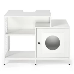 Cat Litter Box Enclosure For Bathroom, Hidden Litter Pet Washroom With Divider, Indoor Cat House For Large Cats-Cuddlewood 11 Cat Litter Box Enclosure For Bathroom, Hidden Litter Pet Washroom With Divider, Indoor Cat House For Large Cats-Cuddlewood -BlueBuffalo Sales Store GUEST b6180570 d664 4b4b 94ed 2b05cc462b36