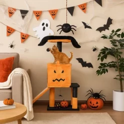Karl Home 39 Inch Halloween Cat Tree With Sisal Scratching Post -BlueBuffalo Sales Store GUEST b61dfa15 7470 483e 99aa 458d5cc340c9