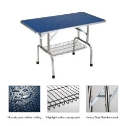 Gulches 42-Inch Foldable Pet Grooming Table For Pet Large Dogs And Cats With Adjustable Arm And Clamp - Blue -BlueBuffalo Sales Store GUEST b6a10a21 b5f5 48de 8ed0 b88f869e2168 1