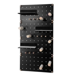 DOMETOUR Wall-Mounted Cat Shelves Floating Cat Tree On Pegboard With Sisal Scratching Posts, Jumping Platforms, Hanging Poles, Black -BlueBuffalo Sales Store GUEST b776c54f 453a 4a65 91fe 340b7c620342