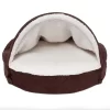 FurHaven Faux Sheepskin Snuggery Gel Top Foam Dog Bed