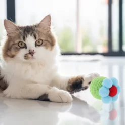 Unique Bargains Interactive Cat Playing Ball