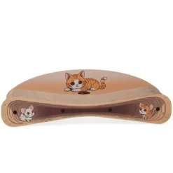 2-in-1 Reversible Cardboard Cat Scratcher Bed And Lounger, Durable Curved Scratching Pad For Indoor Cats -BlueBuffalo Sales Store GUEST b8a2ae85 bbb0 4322 a64d 137fffe2a8cb