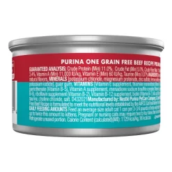 Purina ONE Grain-Free Beef Wet Cat Food - 3oz