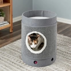 Two By Two San Francisco - Gray Scratching Cat Furniture - 20.5 In. Tall