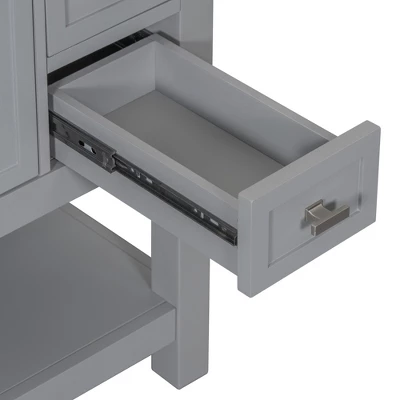 Akoasm 39.37 In. W Hidden Cat Litter Box Enclosure With Scratching Mat-Black 13 Akoasm 39.37 In. W Hidden Cat Litter Box Enclosure With Scratching Mat-Black - Image 13