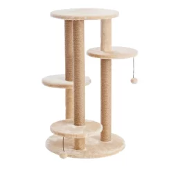 Two By Two Manchester - Beige Scratching Post Cat Furniture - 36.2 In. Tall -BlueBuffalo Sales Store GUEST ba9b8b63 c3ac 46f2 b847 6fceba086900