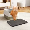 Sevobal Pet Training Pads And Potties, Cat Litter Mat With Urine And Water Proof Function, Honeycomb Design Mat For Cat, Gray, 24.2"*15.6"*0.8"