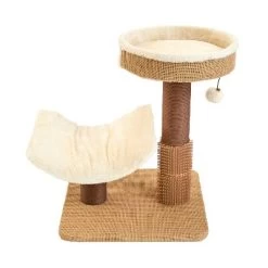 Two By Two Marquette - Beige Scratching Post Cat Furniture - 21.9 In. Tall -BlueBuffalo Sales Store GUEST bb3c5591 3845 4d33 830f 3d6ac64add11