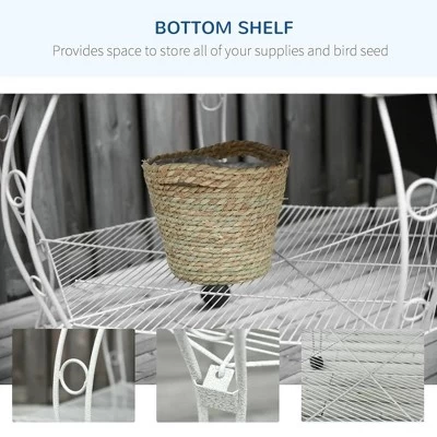 Resenkos Tortoise House, Tortoise Habitat Enclosure, Tortoise Habitat With Shelf Storage Tortoise Gift Accessory With Weather Protection, Light Gray 5 Resenkos Tortoise House, Tortoise Habitat Enclosure, Tortoise Habitat With Shelf Storage Tortoise Gift Accessory With Weather Protection, Light Gray - Image 5