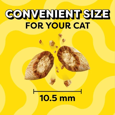 Temptations Classic Savory Seafood And Salmon Flavor Crunchy Cat Treats - 6.3oz 3 Temptations Classic Savory Seafood And Salmon Flavor Crunchy Cat Treats - 6.3oz - Image 3