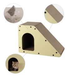 THE LICKER STORE Kento Minimalist Cardboard Angled Cat Cave Scratcher With Catnip -BlueBuffalo Sales Store GUEST bc979f80 10fb 49a2 87e7 f4ef18726f4d