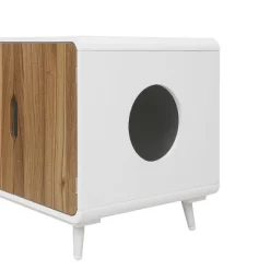 Abel Cat Litter Box Enclosure Multipurpose Anti Tracking Ventilation Holes With Magnetic Doors And Metal Legs Pet House-The Pop Home -BlueBuffalo Sales Store GUEST bcb6bdb4 7293 441d 82fa 9de71513b419