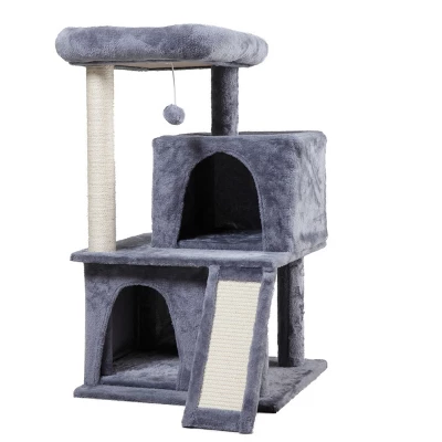 Multipet Double-layer Cat Tree With Cat House And Ladder 8 Multipet Double-layer Cat Tree With Cat House And Ladder - Image 8