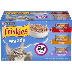 Purina Friskies Shreds Beef, Turkey, White Fish & Chicken Wet Cat Food - 5.5oz -BlueBuffalo Sales Store GUEST bdd9cfef 4176 4b65 bd36 4c540c5c21a6