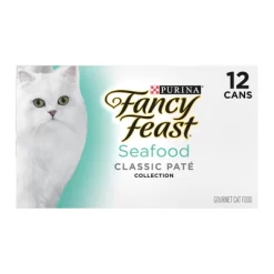 Purina Fancy Feast Classic Paté Gourmet Tuna, Fish, Shrimp And Salmon Flavor Variety Pack Wet Cat Food - 3oz/12ct 13 Purina Fancy Feast Classic Paté Gourmet Tuna, Fish, Shrimp And Salmon Flavor Variety Pack Wet Cat Food - 3oz/12ct -BlueBuffalo Sales Store GUEST be100f8e fc7b 4f35 8861 a6989d79421e