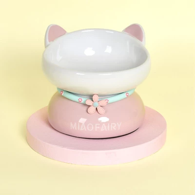 Fairyland™ - Ceramic Cat Bowl With Raised Stand, Cute Ear Design & Anti-Slip Base – Elevated Pet Food & Water Dish For Cats And Small Pets 9 Fairyland™ - Ceramic Cat Bowl With Raised Stand, Cute Ear Design & Anti-Slip Base – Elevated Pet Food & Water Dish For Cats And Small Pets - Image 9