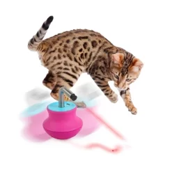 All For Paws Allforpaws Interactives Cat Toy Laser Gyro Cat Toy, Rose Pink -BlueBuffalo Sales Store GUEST bfe62e2a 05e6 4f9f 8c10 e08848088cb2
