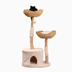 Armarkat AMNI Cat Tree: The All-in-One Play And Rest Station, 47" Height, 28.3" Length, 17" Width -BlueBuffalo Sales Store GUEST c042f2a8 c71f 47d0 834c 04e6e1bcd9dc
