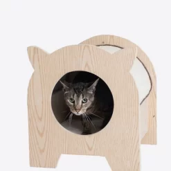 Armarkat Hideaway Cat Activity Center - Natural Wood - 16" -BlueBuffalo Sales Store GUEST c0518256 be35 4ff6 96f5 03af6cbba9ef