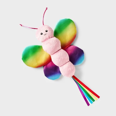Pride Butterfly Kicker Plush Cat Toy 3 Pride Butterfly Kicker Plush Cat Toy - Image 3