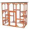 TRIXIE Pet Products Wooden Outdoor Cat Sanctuary