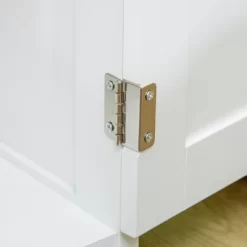 PawHut Modern Cat Litter Box Enclosure With Adjustable Partition For Customizable Space, Cat Washroom End Table With Hidden Storage Cabinet, White -BlueBuffalo Sales Store GUEST c1b8e2da 94f6 48a8 a2d8 7fb425cd1d6c