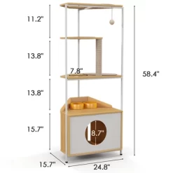 Gulches Must Have Pet Furniture: Corner Cat Tower With Scratching, Condo, And Feeding Station 16 Gulches Must Have Pet Furniture: Corner Cat Tower With Scratching, Condo, And Feeding Station -BlueBuffalo Sales Store GUEST c1cbb406 b785 4237 b717 8a6236ca846a 2