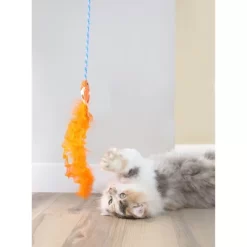 Quirky Kitty Koi Feather Wand Cat Plush Toy - Orange -BlueBuffalo Sales Store GUEST c21a453e ceae 4cac a1d4 900143715a4c