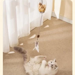 Fairyland™ - Hanging Cat Treat Dispenser Toy With Feather Teaser, Interactive Food Puzzle Feeder -BlueBuffalo Sales Store GUEST c231d766 11c6 4a28 985d f35d55e30420