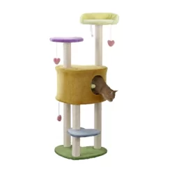 Aisling 4-Tier Modern Sisal Heart Cat Tree With Scratching Posts, Napping Perch, And Dangling Toys -BlueBuffalo Sales Store GUEST c2e3ff33 a9d8 46cf 9bac f5b3473f2243